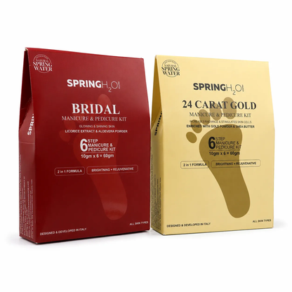 Bridal and 24 Carat Gold Manicure & Pedicure Kit combo