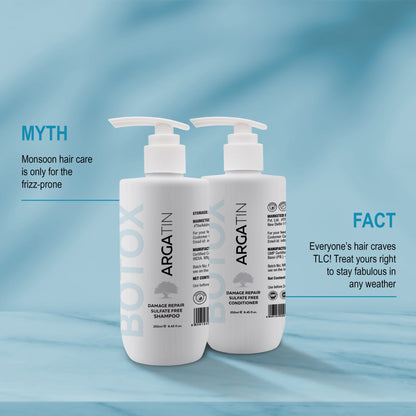 Argatin Damage Repair Sulfate-Free Shampoo and Conditioner Combo (Shampoo 250ml +Conditioner 250ml)