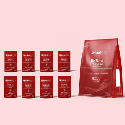 SPRING H2O Combo Pack Of D tan Facial Kit + Bridal Facial Kit For Anti Aging, Damage Cell Repair, Instant Brightening & Natural Glow Skin (2 Items in the set)