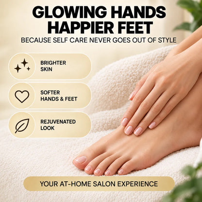 Spring H2O 24 Carat Gold Manicure and Pedicure Kit for complete salon-style manicure and pedicure care with luxurious gold-infused skincare