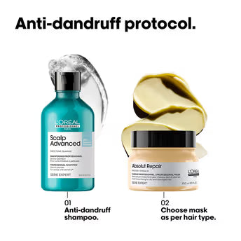 L'Oreal Professionnel Scalp Advanced Piroctone Olamine Serie Expert Anti Dandruff Shampoo(300ml)
