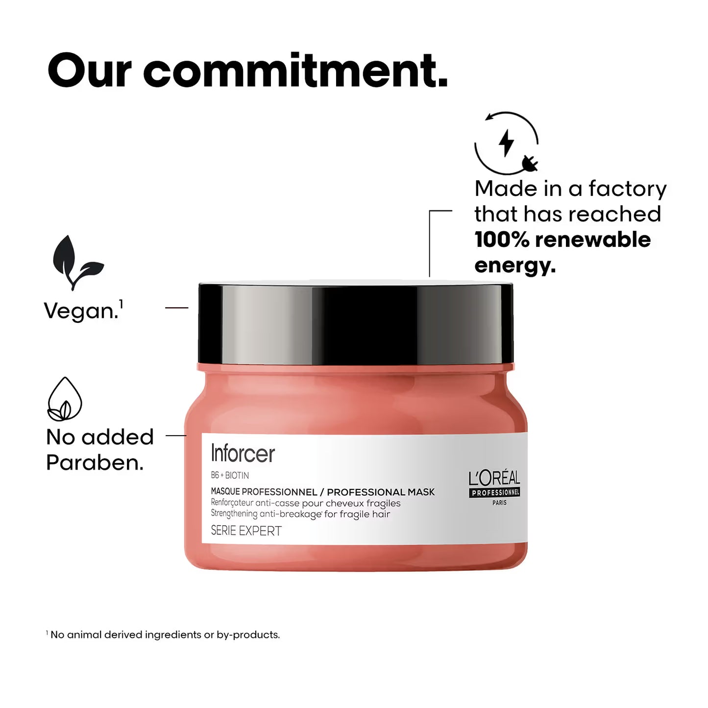 L'Oreal Professionnel Inforcer Mask for Reduced Hair Breakage (250 ml) With Biotin & Vitamin B6