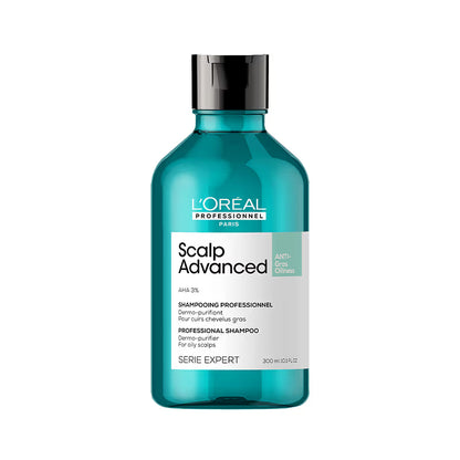 L’Oréal Professionnel Scalp Advanced Anti-Oiliness Dermo-Purifier Shampoo-for Oily Scalps(300ML)