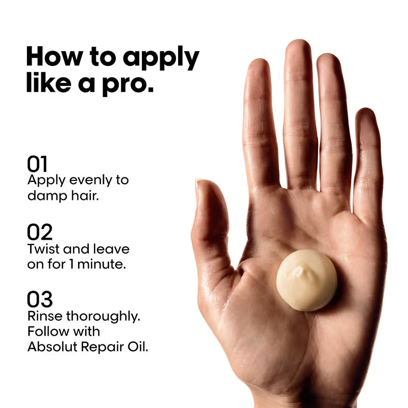 L'Oreal Professionnel Absolut Repair Mask For Dry & Damaged Hair With Wheat Protein (250gm)