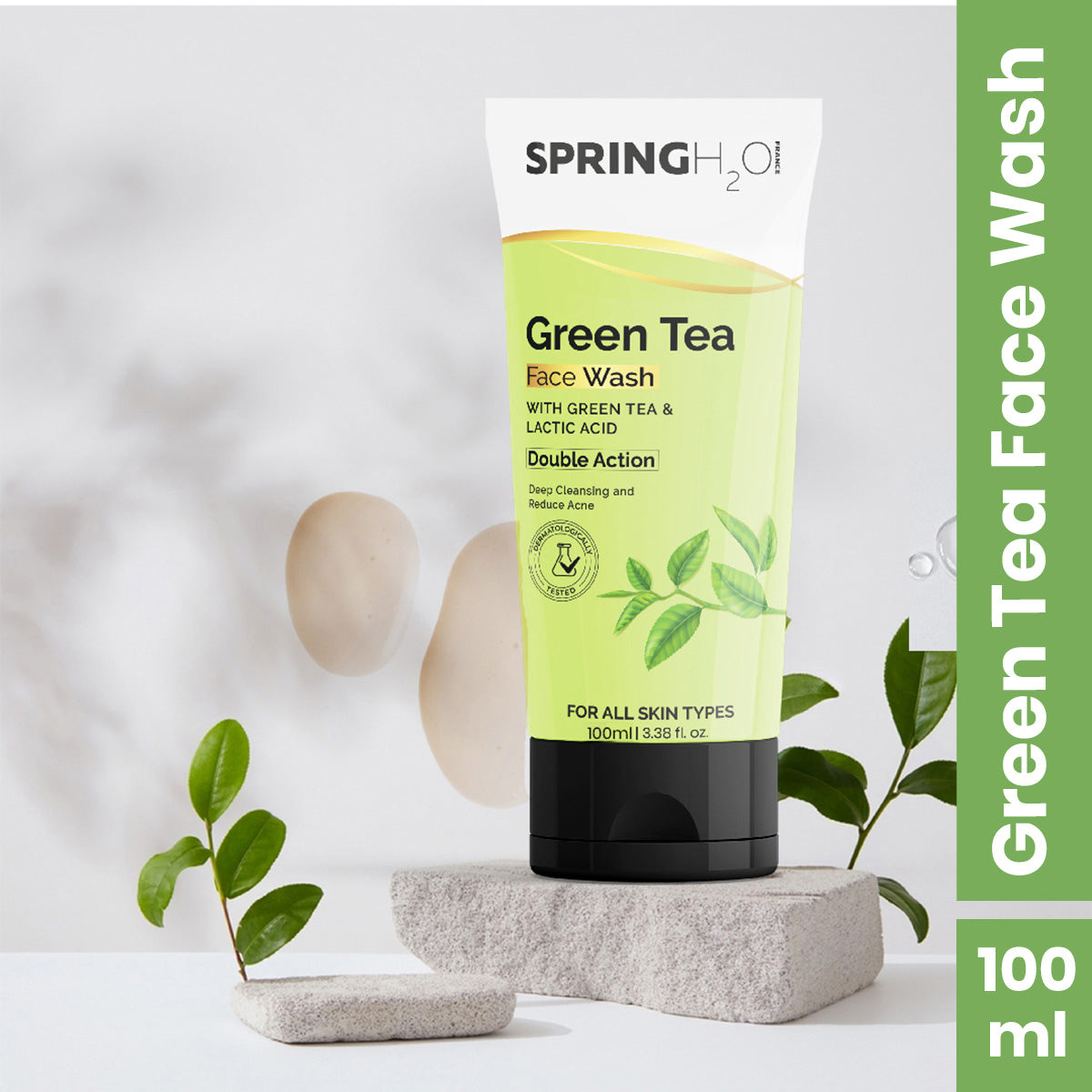 Spring H2O Face Wash | For All Skin Types, Including Sensitive & Acne-Prone Skin