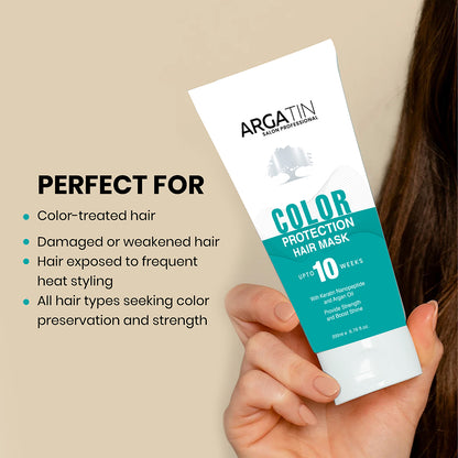 ARGATIN Professional Color Protection Hair Mask with Keratin Nanopeptide and Argan Oil 200ml