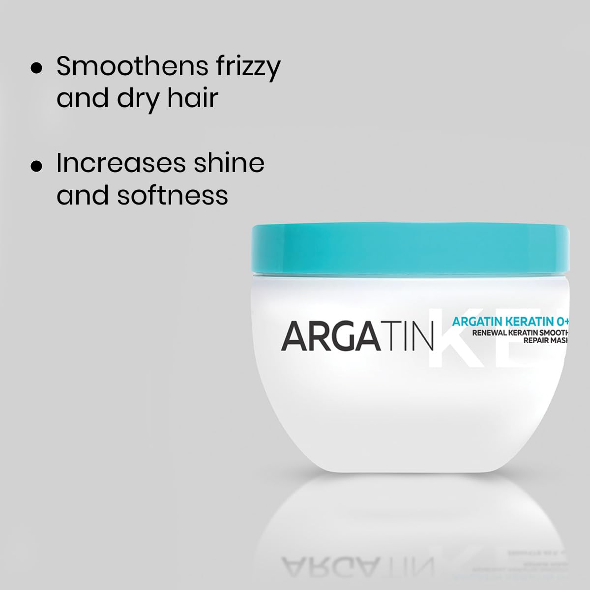 Argatin Keratin O+ Repair Hair Mask 500ml | Deep Conditioning Treatment for Dry, Damaged & Frizzy Hair | With Argan Oil, Collagen & Macadamia | Sulfate-Free | Restores Shine, Strength & Smoothness