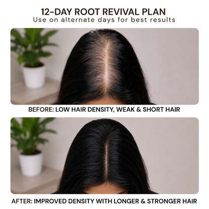 Spring H2O Set Of 6 Rosemary Hair Oil Shots - 5 ml Each