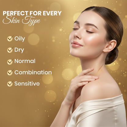 SPRING H2O Gold Facial Kit 60 gm 2 in 1 Formula Brightning+Repair 6 Step