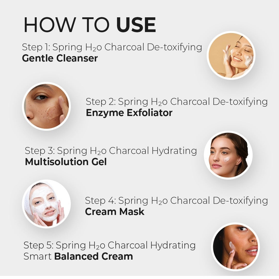 SPRING H2O 24 Carat Gold Facial Kit + Diamond Facial Kit For Anti Acne, Repair, Brightening & Glowing Skin Combo (2 Items in the set)