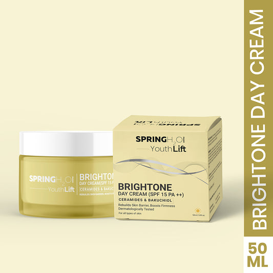 SPRING H2O Youth Lift brightone Day Cream Rebuilds Skin Barrier (50 ml)