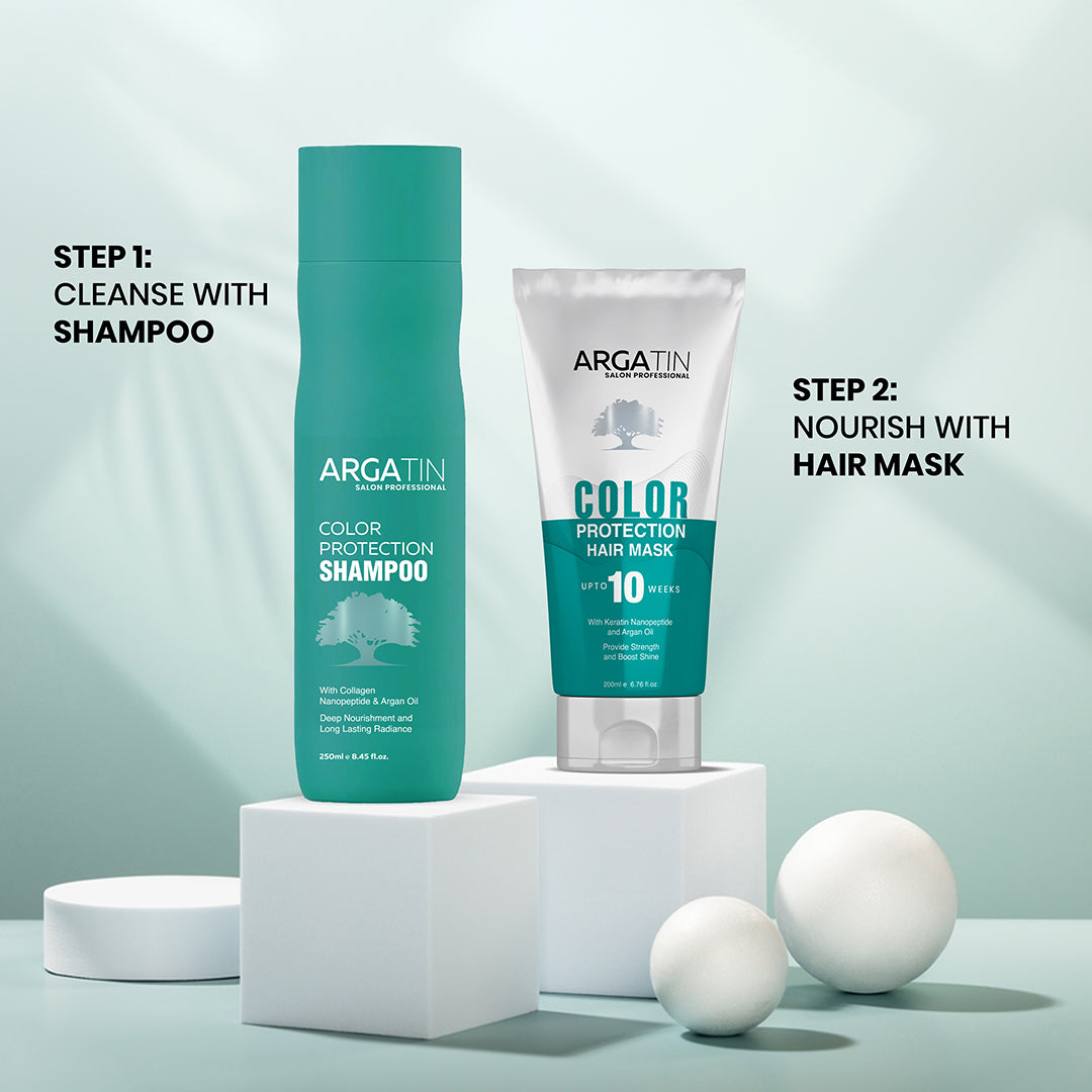Argatin Color Protection Shampoo - Retains Color Upto 10 Weeks | For Soft & Shiny Hair (250 Ml)