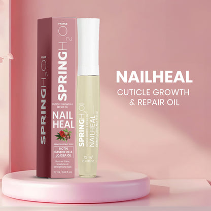 SPRING H2O Nail heal for Cuticle Growth and Repair Oil | Healthier & Faster Nail Growth Oil 12 ml
