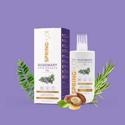 Spring H2O Rosemary Hair Care Combo – Shampoo, Conditioner & Hair Oil