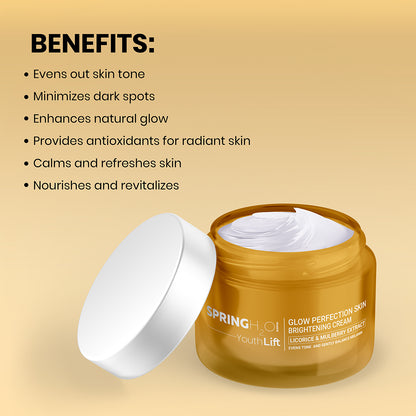 Spring H2O Brightning & Anti Aging Cream Combo-Pack of 2