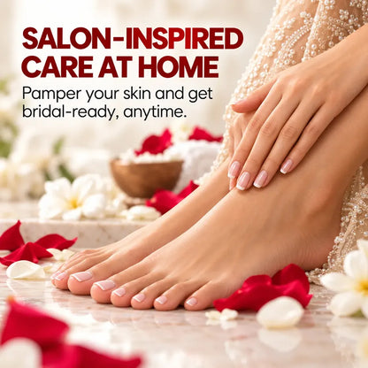 SPRING H2O Bridal Facial Kit with Manicure & Pedicure Kit Combo for Glowing & Radiant Skin | Complete Pre-Bridal Beauty Care Kit