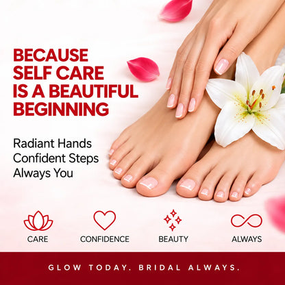 Spring H2O Bridal Manicure and Pedicure Kit for complete nail, hand and foot care, ideal for bridal preparation and special occasions