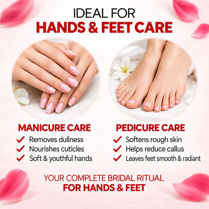 Spring H2O Bridal Manicure and Pedicure Kit with salon-style treatment for nourished, smooth and radiant-looking hands and feet