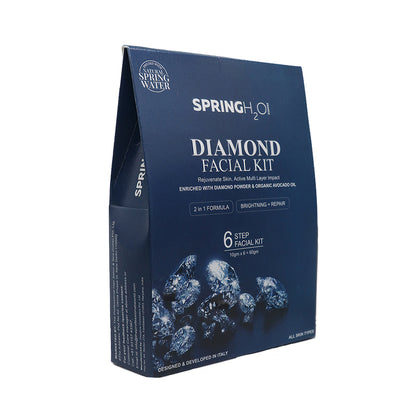 SpringH2O Diamond Facial Kit 6-step skincare kit