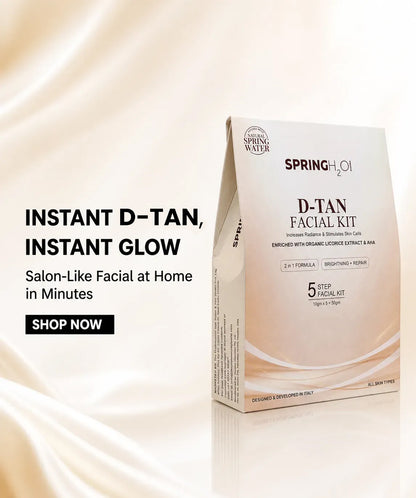 Spring H2O D-TAN facail kit -Pack of 2