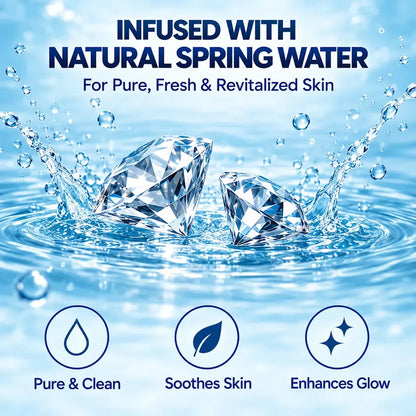 Spring H2O Diamond Bleach Cream infused with natural spring water for pure, fresh and revitalized skin