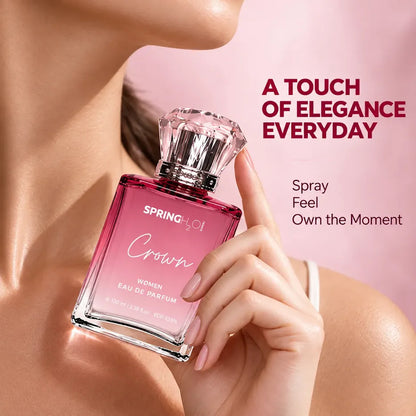  Spring H2O Crown Women Eau de Parfum 100ml featuring an elegant feminine fragrance and luxurious crown-inspired bottle design