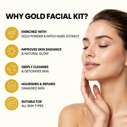 SpringH2O Gold Facial Kit beauty and skincare products