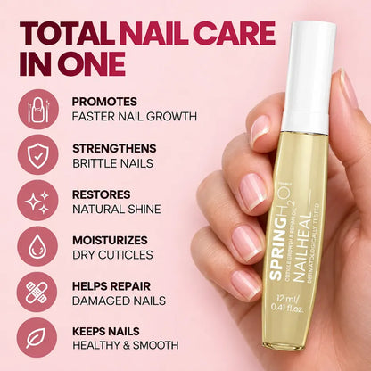 Spring H2O Nail Heal Cuticle Growth and Repair Oil for faster nail growth, stronger nails and moisturized cuticles
