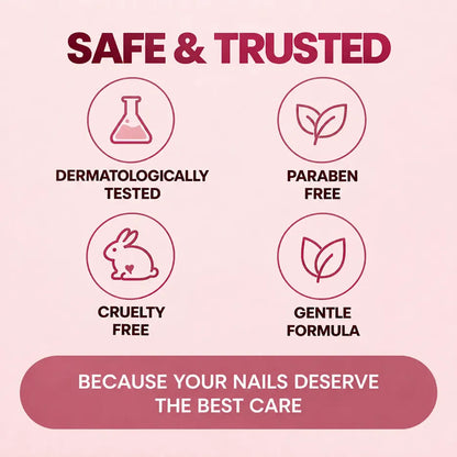 Spring H2O Nail Heal Cuticle Growth and Repair Oil with dermatologically tested, paraben-free and cruelty-free gentle formula