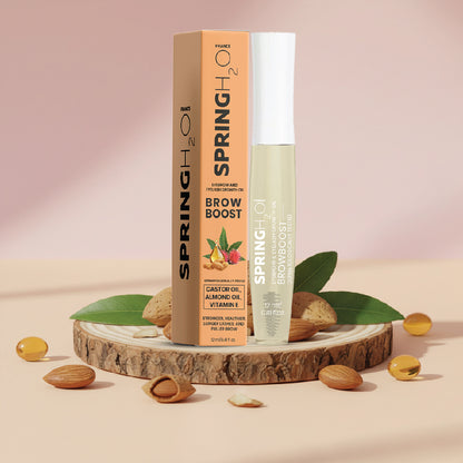 SPRING H2O BrowBoost Eyebrow & Eyelash Growth Oil, Enriched with Natural Ingredients 12 ml