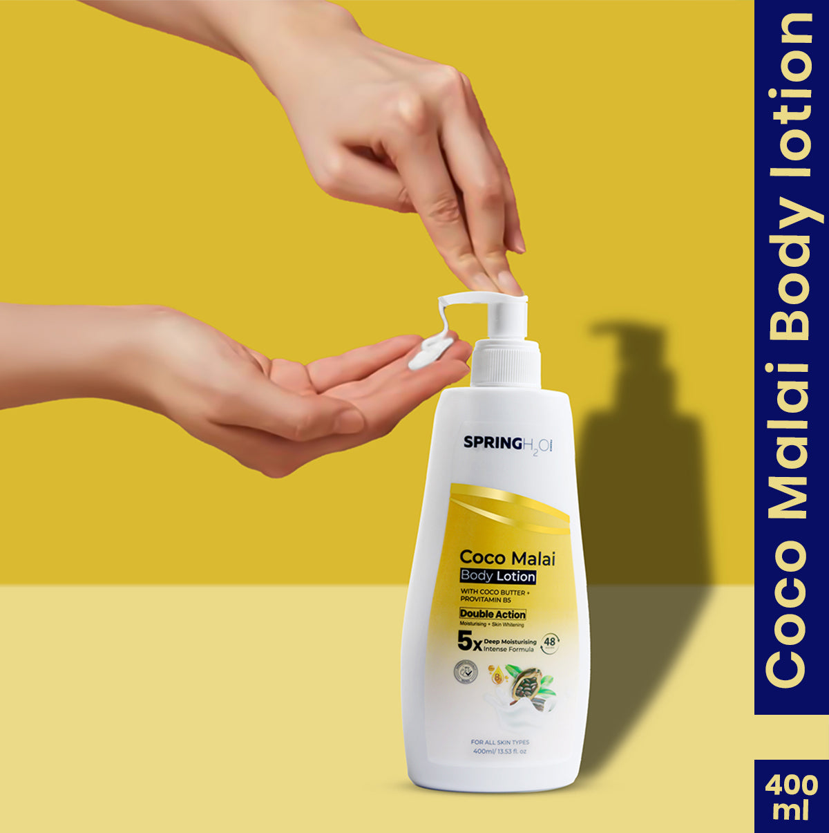 Coco Malai Body Lotion With Coco Butter + Provitamin B5-400 ML