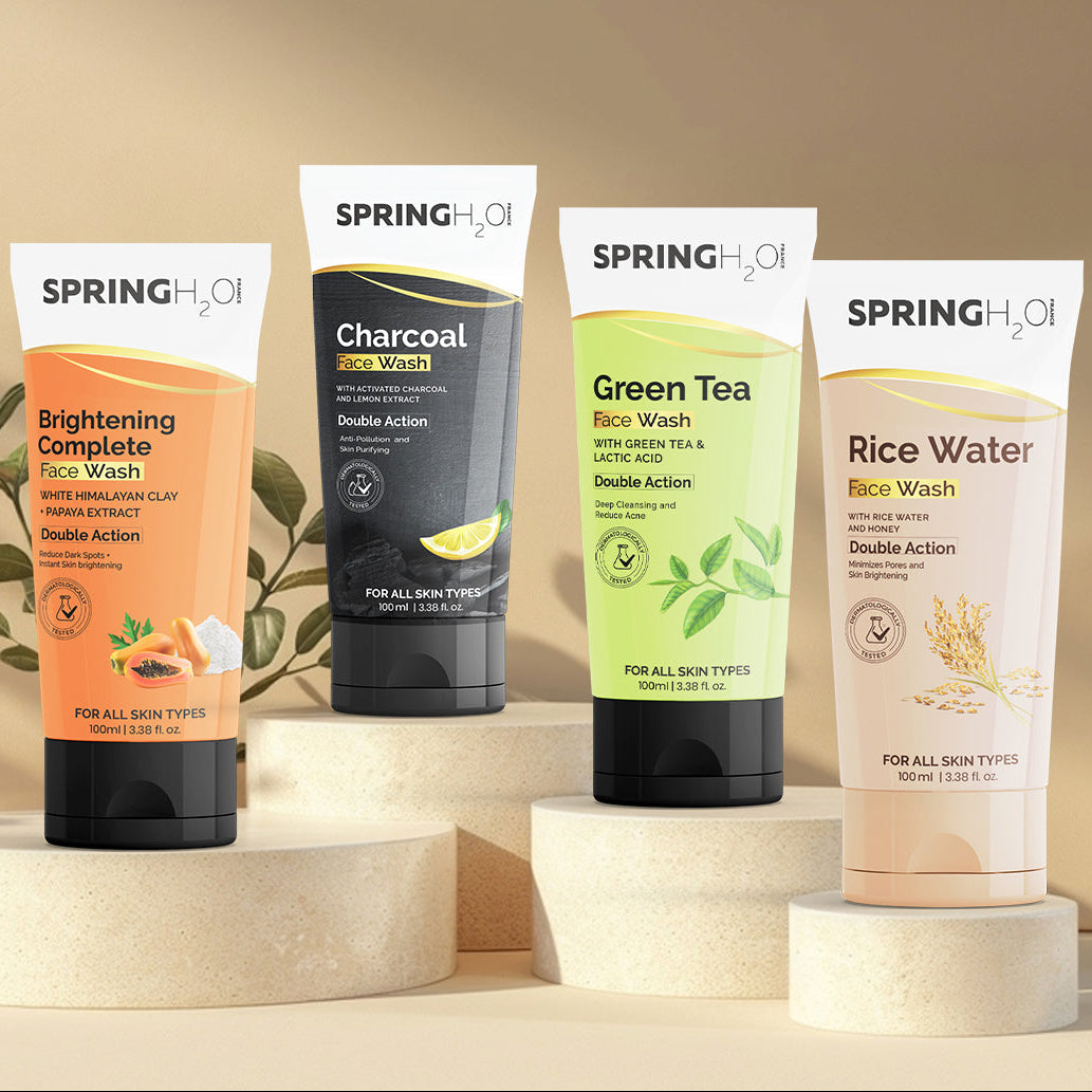 Spring H2O Face Wash | For All Skin Types, Including Sensitive & Acne-Prone Skin