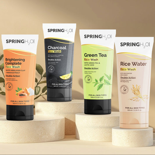 Spring H2O Face Wash | For All Skin Types, Including Sensitive & Acne-Prone Skin