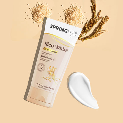 SPRING H2O Rice Water & Brightening Complete Face Wash Combo (200 ml)